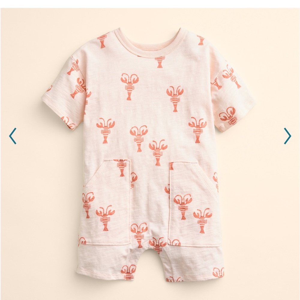 Short Sleeve Pocket Romper